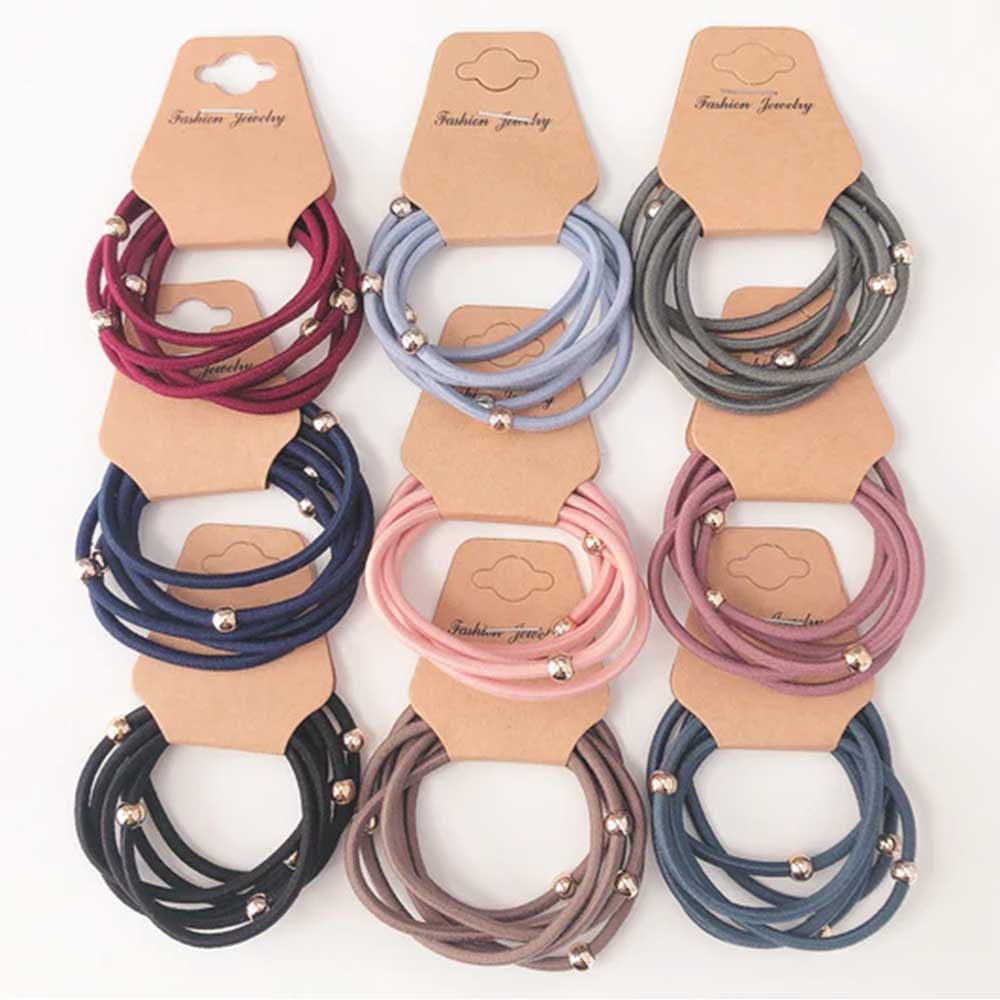 Soft Cotton Hair Ties for Women & Kids – No Damage Elastic Hair Bands – Durable Rubber Bands – Comfortable Ponytail Holders – Gentle on All Hair Types – Ideal for Thick and Thin Hair