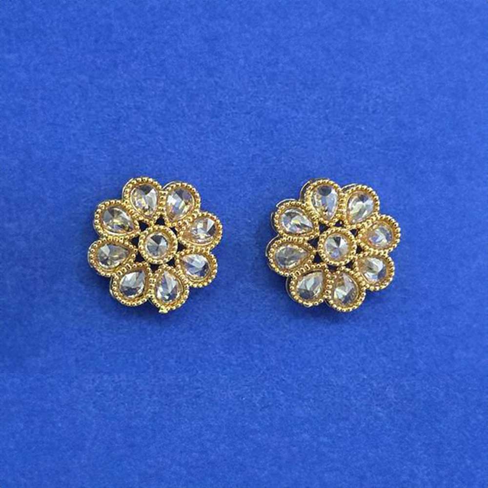 Golden Thread Drop Earrings