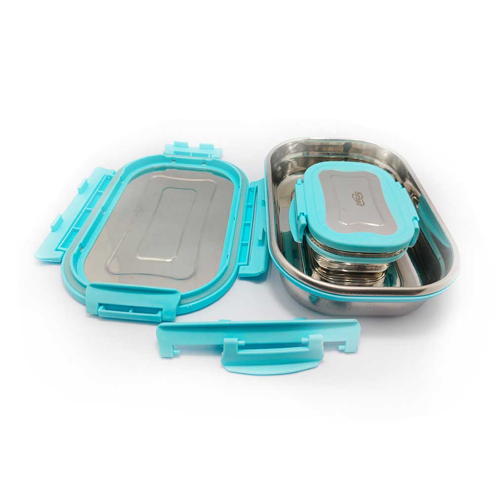 AquaLock Stainless Steel Leakproof Lunch Box