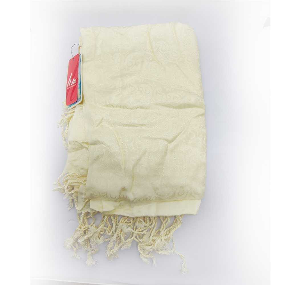 Royal Cream Jacquard Dupatt
